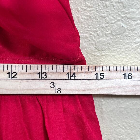 High Street Womens Red Formal Evening Cocktail Dress Size M - Picture 8 of 9